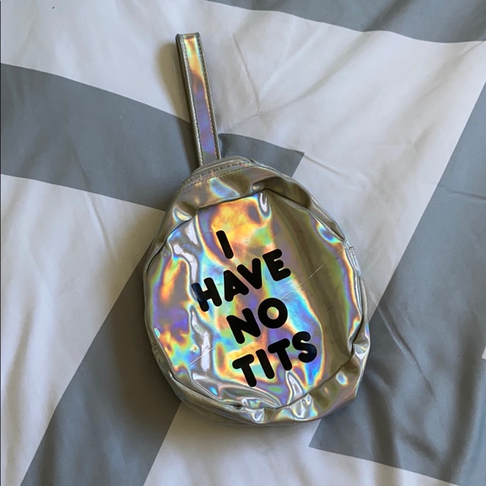 Used Omighty I have no tits minibag